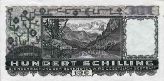 100 Schilling 1936 - Rückseite